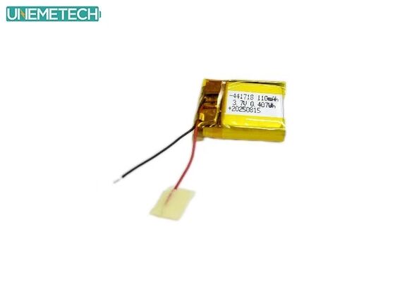คุณภาพ  3.8V 110mAh 441718 High Voltage Polymer Lithium Ion Battery for Medical Bracelet โรงงาน