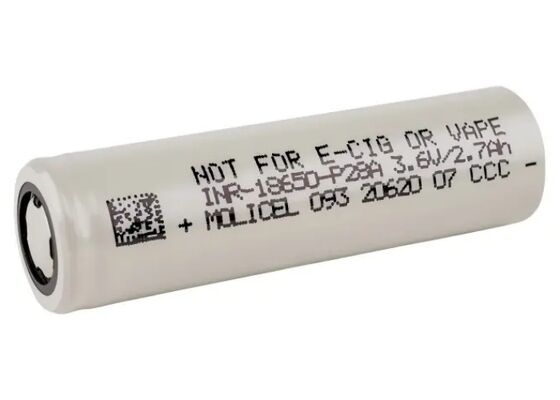 คุณภาพ  Molicel P28A 18650 Battery 3.6V 2800mAh 35A Discharge Lithium-ion Cylindrical Cell โรงงาน