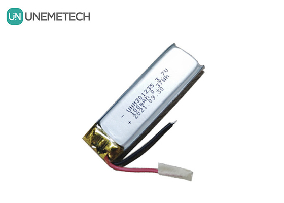3.7V 100mAh 301235 แบตเตอรี่พอลิเมอร์ลิตียมแบบชาร์จใหม่ สําหรับอุปกรณ์อิเล็กทรอนิกส์ผู้บริโภค