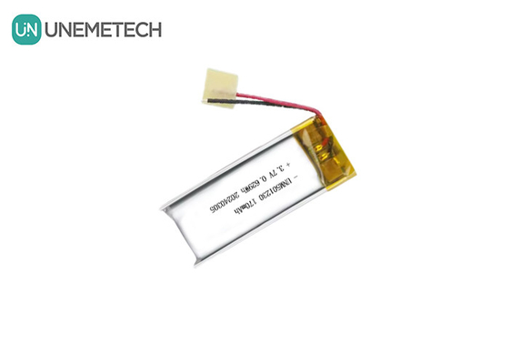 แบตเตอรี่พอลิเมอร์ลิตียมแบบชาร์จใหม่ 501230 3.7V 170mAh แบตเตอรี่พอลิเมอร์ลิตিয়ামสําหรับหูฟังไร้สาย