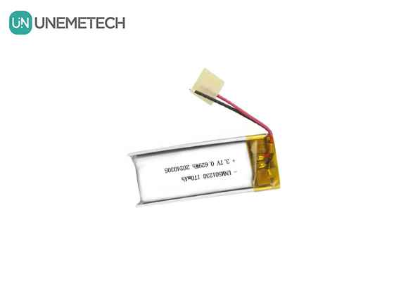 แบตเตอรี่พอลิเมอร์ลิตียมแบบชาร์จใหม่ 501230 3.7V 170mAh แบตเตอรี่พอลิเมอร์ลิตিয়ামสําหรับหูฟังไร้สาย
