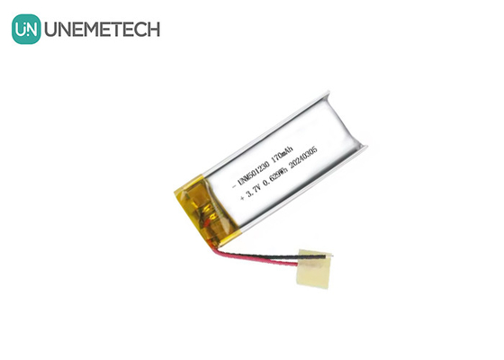 แบตเตอรี่พอลิเมอร์ลิตียมแบบชาร์จใหม่ 501230 3.7V 170mAh แบตเตอรี่พอลิเมอร์ลิตিয়ামสําหรับหูฟังไร้สาย