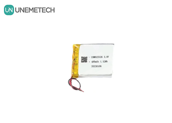 แบตเตอรี่ลิตยูมไอออนความดันสูง 3.8V 400mAh สําหรับนาฬิกาสมาร์ท