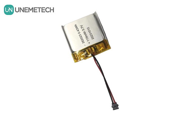 ขายปลีก แบตเตอรี่ Lipo ที่สามารถรีชาร์จได้ 352023 3.7V 115mAh แบตเตอรี่ Li-ion Polymer สําหรับ GPS Tracker