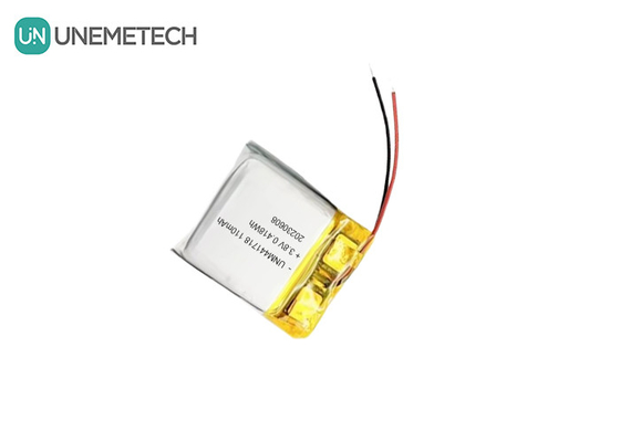 3.8V 441718 แบตเตอรี่โพลีเมอร์ลิตিয়ামไอออนความดันสูง 110mAh สําหรับสายแขนทางการแพทย์