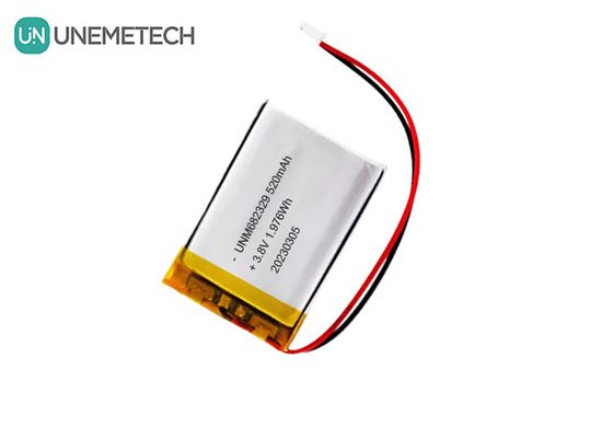 CE 4.35V แบตเตอรี่ลิตยูมแรงดันสูง 682329 520mAh แบตเตอรี่ลิตยูมไอออน 3.8V