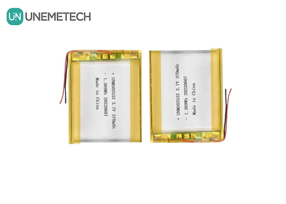 แบตเตอรี่ Li-ion Polymer 502533 3.7V 370mAh แบตเตอรี่ Li-polymer สามารถชาร์จได้ สําหรับนาฬิกาโทรศัพท์