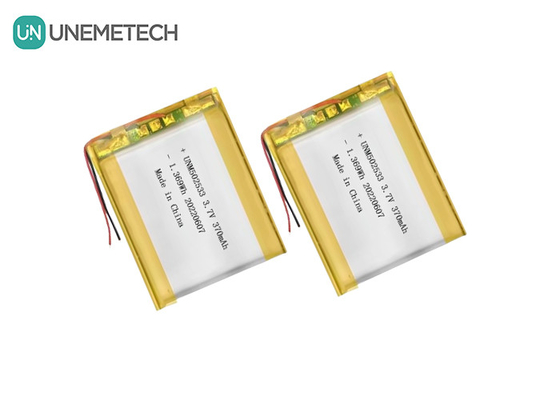 แบตเตอรี่ Li-ion Polymer 502533 3.7V 370mAh แบตเตอรี่ Li-polymer สามารถชาร์จได้ สําหรับนาฬิกาโทรศัพท์