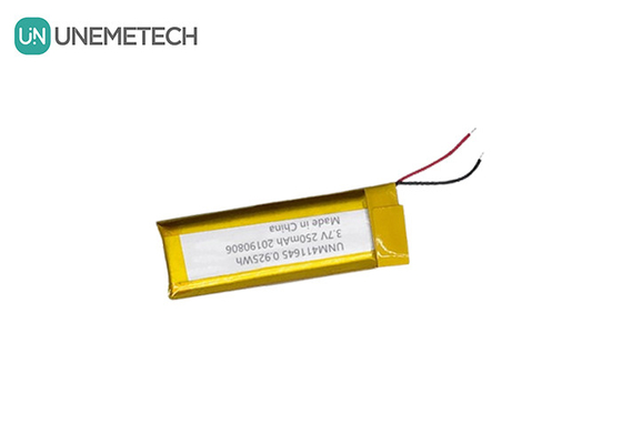 3.7V 250mAh แบตเตอรี่ Li-พอลิเมอร์ 411645 / LiPo แบตเตอรี่ชาร์จใหม่สําหรับเครื่อง POS
