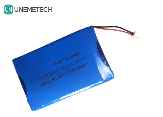 2 เซลล์ Li Polymer แบตเตอรี่ 7.4V 1500mAh 2S Li-Polymer แบตเตอรี่แพ็ค 424567 สําหรับอุปกรณ์ความงาม