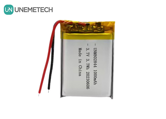 3.7V แบตเตอรี่ลิตยูไอนแบบชาร์จใหม่ 1000mAh 802844 แบตเตอรี่ลิตยูโพลีเมอร์สําหรับอุปกรณ์ครัวเรือนขนาดเล็ก