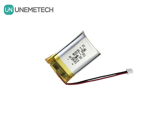 3.7V 500mAh แบตเตอรี่ลิตিয়ামโพลีเมอร์สามารถชาร์จใหม่ได้ 902030 สําหรับอุปกรณ์ที่ใส่ได้