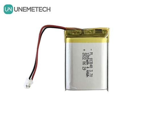 1200mAh แบตเตอรี่ Li-ion Polymer 3.7V สําหรับเครื่องอิเล็กทรอนิกส์
