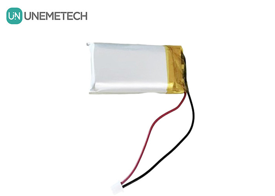 3.7V 600mAh แบตเตอรี่ Li Polymer สามารถชาร์จใหม่ได้ 802040 สําหรับสินค้าอิเล็กทรอนิกส์