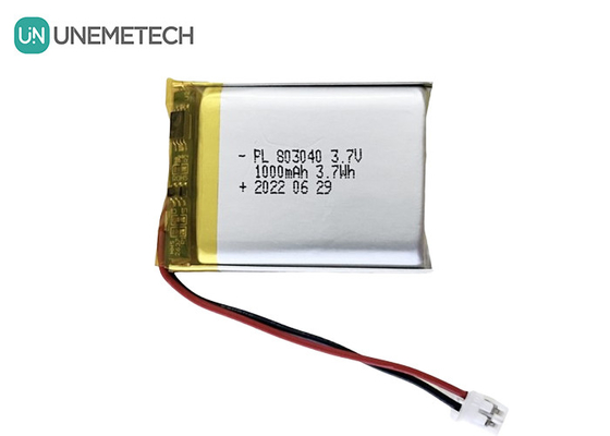 3แบตเตอรี่พอลิเมอร์ลิตียม.7 วอล 803040 แบตเตอรี่พอลิเลธียม 1000mAh สําหรับเครื่องเครื่องสําอาง