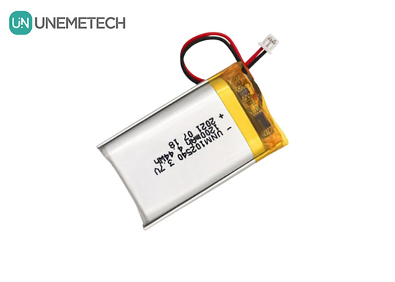 แบตเตอรี่พอลิเมอร์ลิตียมที่กําหนดเอง 102540 3.7V 1200mAh แบตเตอรี่ Li-Po สําหรับอุปกรณ์ความงาม