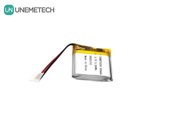 1C การออกกําลังปัจจุบัน ลิทธิียมพอลิเมอร์ พาเวอร์แพ็ค 573230 620mAh 3.7V ปรับแต่ง LiPo แบตเตอรี่แพ็ค