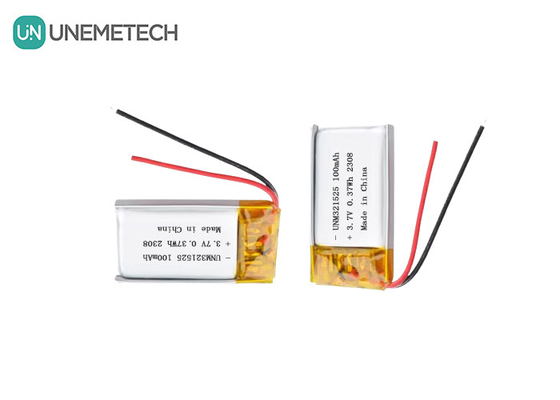 3.7V 80mAh 321525 แบตเตอรี่โพลีเมอร์ไอออนลิเดียม ที่สามารถชาร์จใหม่ได้ 1C สําหรับสินค้าอิเล็กทรอนิกส์