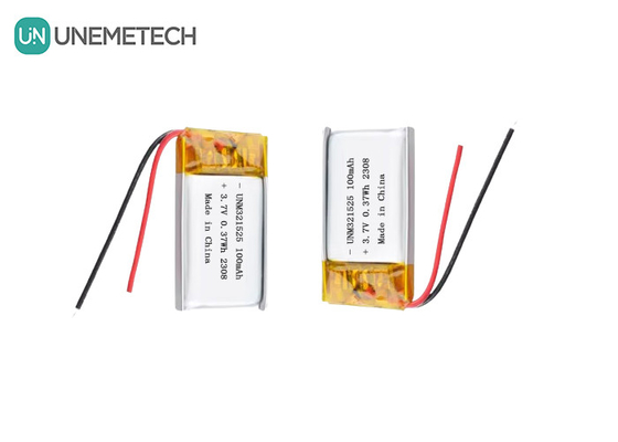 3.7V 80mAh 321525 แบตเตอรี่โพลีเมอร์ไอออนลิเดียม ที่สามารถชาร์จใหม่ได้ 1C สําหรับสินค้าอิเล็กทรอนิกส์