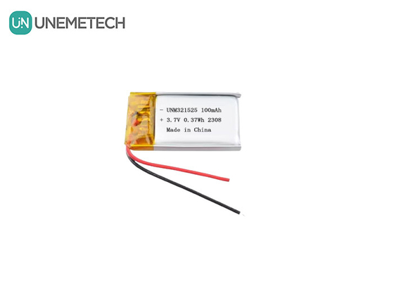 3.7V 80mAh 321525 แบตเตอรี่โพลีเมอร์ไอออนลิเดียม ที่สามารถชาร์จใหม่ได้ 1C สําหรับสินค้าอิเล็กทรอนิกส์