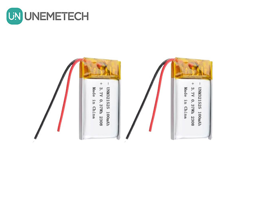 3.7V 80mAh 321525 แบตเตอรี่โพลีเมอร์ไอออนลิเดียม ที่สามารถชาร์จใหม่ได้ 1C สําหรับสินค้าอิเล็กทรอนิกส์