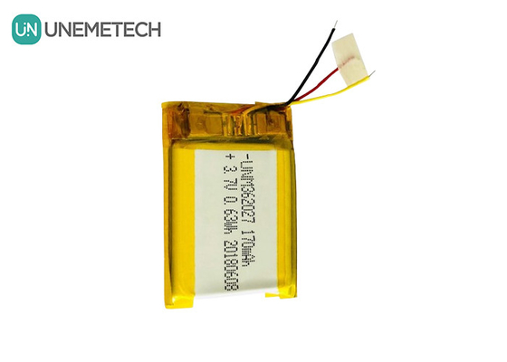 เงิน 3.7V 170mAh แบตเตอรี่ Li-polyer ที่กําหนดเอง 362027 สําหรับเครื่องพิมพ์พกพา