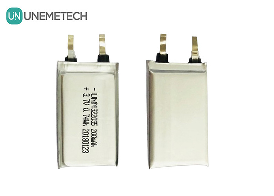 แบตเตอรี่ Li Polymer ที่สามารถชาร์จใหม่ได้ 322035 3.7V 200mAh สําหรับหูฟังไร้สาย
