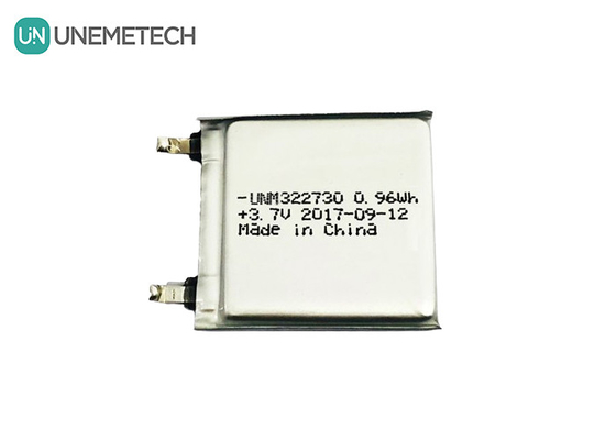 แบตเตอรี่ลิธีียมพอลิเมอร์แบบชาร์จใหม่ / แบตเตอรี่ Li-Po 3.7V 260mAh 322730