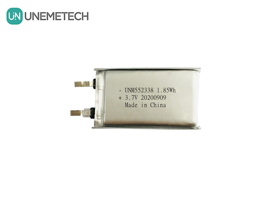 3.7V 500mAh แบตเตอรี่ลิธีਅਮพอลิมเลอร์แบบสั่งซื้อที่สามารถชาร์จใหม่ได้ 552338 สําหรับสินค้าดิจิตอล 3C