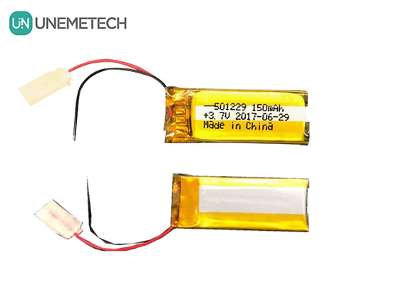 แบตเตอรี่ลิธีียมพอลิเมอร์ลิทียมไอออน 3.7V 150mAh 501229 สําหรับอะไหล่อุปกรณ์อิเล็กทรอนิกส์