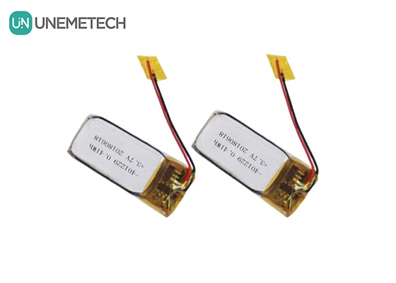 แบตเตอรี่พอลิมเมอร์ Li-ion ที่กําหนดเอง 3.7 V 110mAh 401229 แบตเตอรี่ Lipo ขนาดเล็ก สําหรับกระเป๋าชาร์จหูฟัง