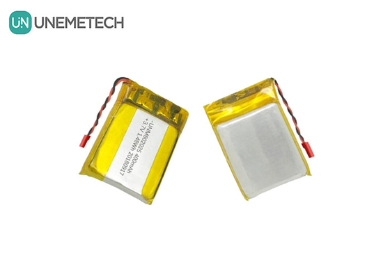 802025 แบตเตอรี่พอลิเมอร์ลิตียม 3.7V 400mAh แบตเตอรี่ LiPO ชาร์จใหม่สําหรับ GPS Tracker