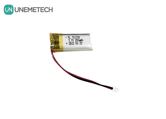 3.7V 200mAh แบตเตอรี่พอลิเมอร์ลิตียมเซลล์เดียว 701330 แบตเตอรี่กระเป๋าสําหรับหูฟัง