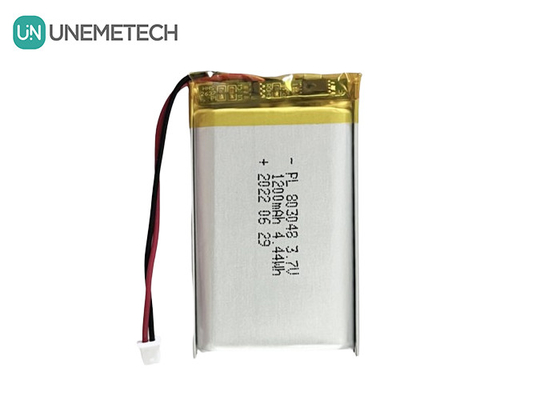 3.7V 1200mAh แบตเตอรี่โพลีเมอร์ลิตিয়ামไอออน 803048 Li Ion Polymer Battery สําหรับเครื่องเครื่องสําอาง