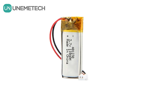401230 แบตเตอรี่พอลิเมอร์ลิตียม 3.7 วอล 110mAh แบตเตอรี่ Lipo ชาร์จใหม่ สําหรับหูฟัง
