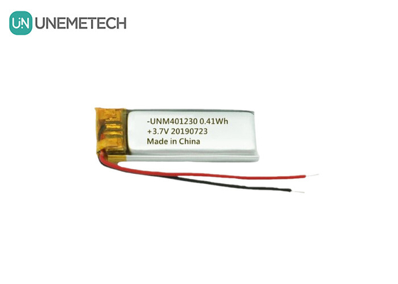 401230 แบตเตอรี่พอลิเมอร์ลิตียม 3.7 วอล 110mAh แบตเตอรี่ Lipo ชาร์จใหม่ สําหรับหูฟัง