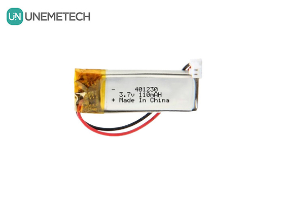 401230 แบตเตอรี่พอลิเมอร์ลิตียม 3.7 วอล 110mAh แบตเตอรี่ Lipo ชาร์จใหม่ สําหรับหูฟัง