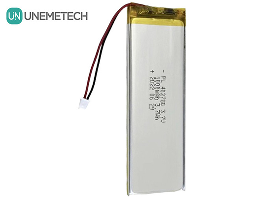 กล่องชาร์จ แบตเตอรี่ลิธีมโพลิเมอร์ 1000mah 3.7V แบตเตอรี่ลิ-โพลิเมอร์ชาร์จใหม่ 402780