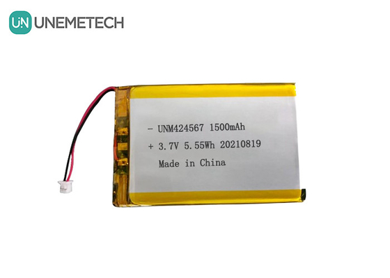 424567 แบตเตอรี่ Li-po สามารถชาร์จใหม่ได้ 3.7V 1500mah แบตเตอรี่ Lipo สําหรับการอ่านบัตรสมาร์ท Auto-ID