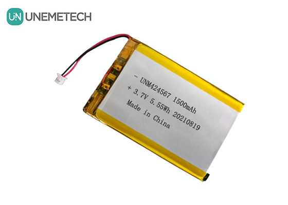 424567 แบตเตอรี่ Li-po สามารถชาร์จใหม่ได้ 3.7V 1500mah แบตเตอรี่ Lipo สําหรับการอ่านบัตรสมาร์ท Auto-ID