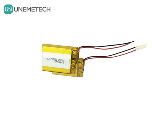 3.7V แบตเตอรี่ LiPo ที่กําหนดเอง 520mAh แบตเตอรี่โพลีเมอร์ไอออนลิตยูม 503035 สําหรับอุปกรณ์ที่ใส่ได้