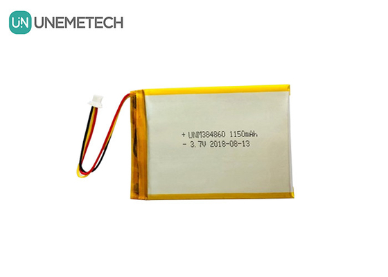3.7V 1150mAh แบตเตอรี่พอลิเมอร์ลิเดียมเงิน 384860 แบตเตอรี่ลิโปตามสั่ง