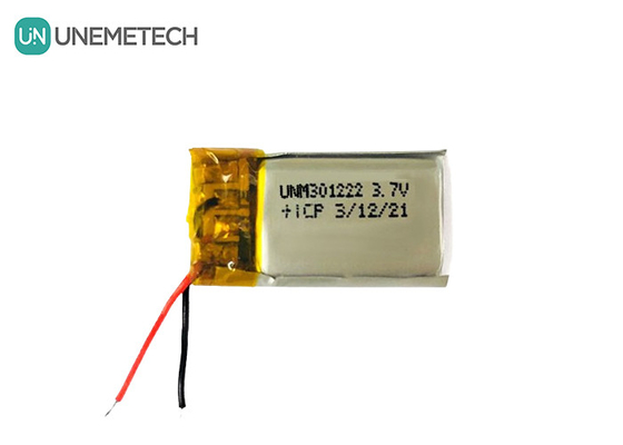 หูฟังไร้สาย แบตเตอรี่ Li Poly สามารถชาร์จได้ 3.7V 60mah แบตเตอรี่ Li-Polymer ขนาดเล็ก 301222