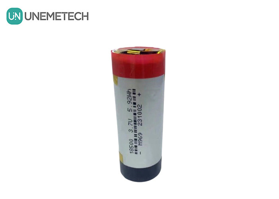 3A แบตเตอรี่ LiPo กระบอก 3.7V 1600mAh 18500 แบตเตอรี่พอลิเมอร์ลิตியம் สําหรับอุปกรณ์อิเล็กทรอนิกส์ผู้บริโภค