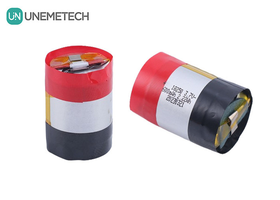 18250 630mAh 3.7V แบตเตอรี่ Li-ion Polymer แบบกระบอก สามารถชาร์จใหม่ได้ ด้วยกระแสไฟฟ้า 5A Plus
