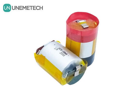 18250 630mAh 3.7V แบตเตอรี่ Li-ion Polymer แบบกระบอก สามารถชาร์จใหม่ได้ ด้วยกระแสไฟฟ้า 5A Plus