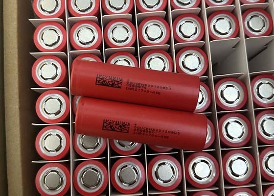 3C 4500mAh 21700 แบตเตอรี่ลิทธิียมไอออนทรงกระบอก INR21700-45E สําหรับรถยนต์ไฟฟ้า