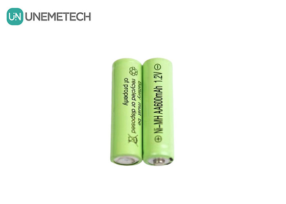 ระยะเวลาใช้งานยาว NiMH AA 1.2V 600mAh แบตเตอรี่สามารถชาร์จใหม่ได้ AA600 สําหรับของเล่น