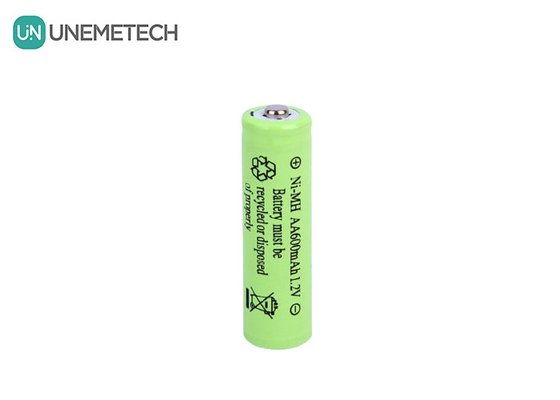 ระยะเวลาใช้งานยาว NiMH AA 1.2V 600mAh แบตเตอรี่สามารถชาร์จใหม่ได้ AA600 สําหรับของเล่น