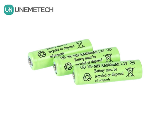 ODM NiMh แบตเตอรี่ AA800 AA 1.2V 800mah แบตเตอรี่ชาร์จใหม่สําหรับแปรงสีฟันไฟฟ้า